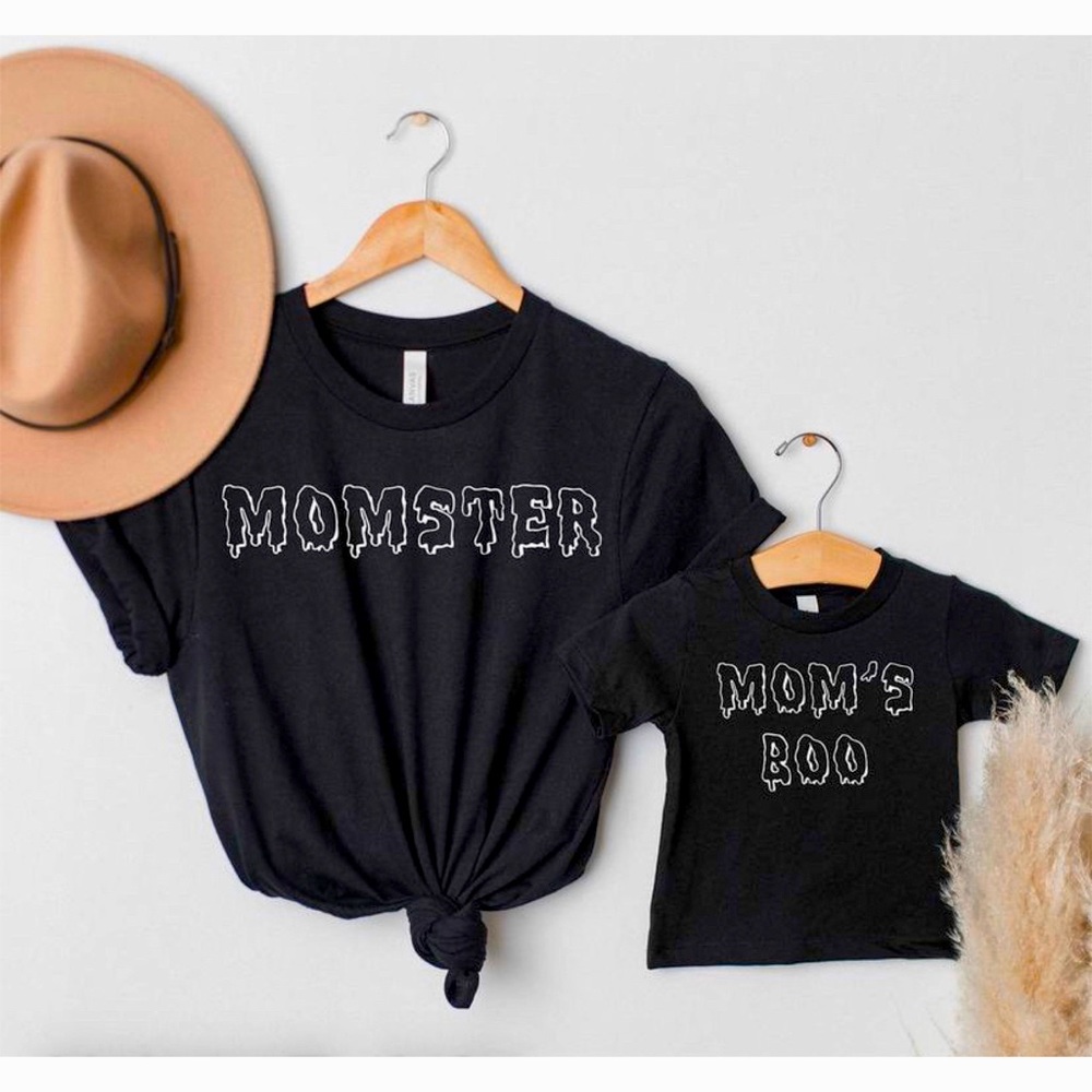 Mommy and mini Halloween Momster Shirt